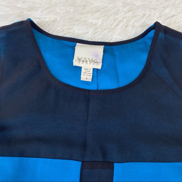 Nom de Plume Sleeveless Tunic Shift Dress Blue - Picture 5 of 9